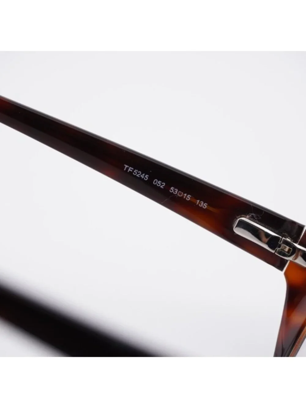 Tom Ford FT5245 052 Eyeglasses Dark Havana 53mm Oval Frame